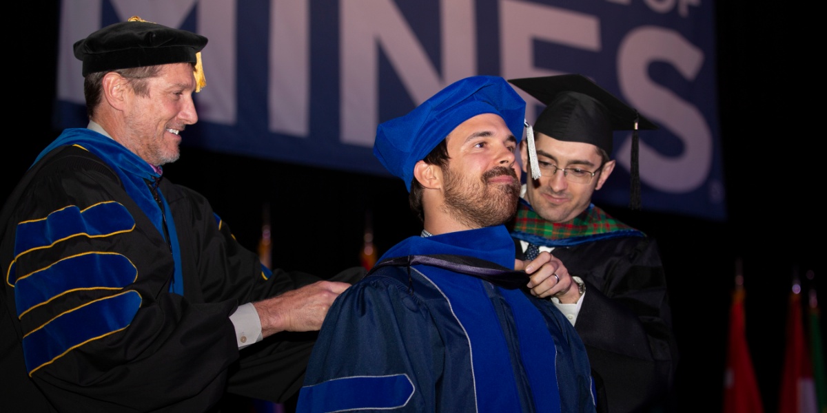 Spring Commencement kicks off with PhD, MS ceremony Colorado School